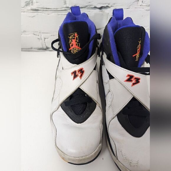 Nike air Jordan 8 retro Three peat Youth running shoes 6Y - Picture 7 of 10